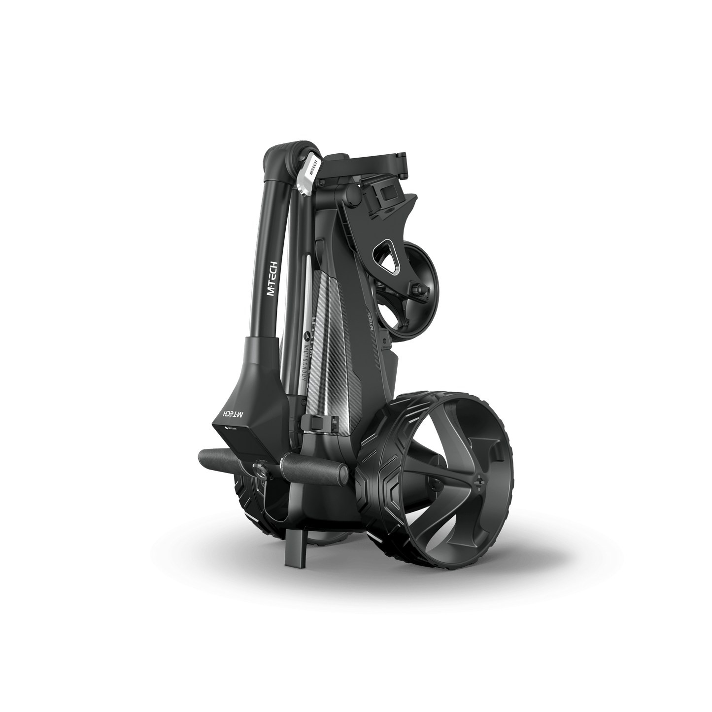 Motocaddy M-TECH GPS Golftrolley eingeklappt 2