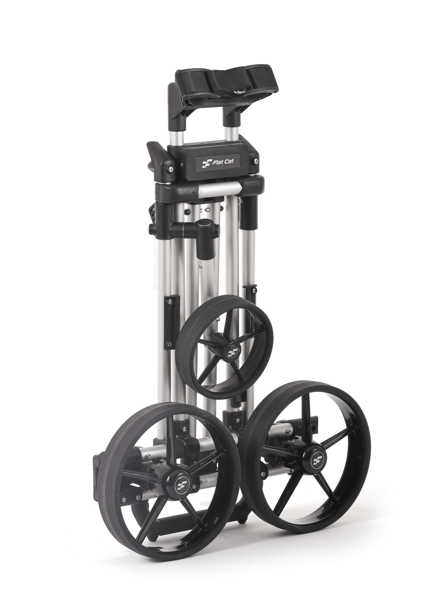 Flat Cat GO Golftrolley eingeklappt