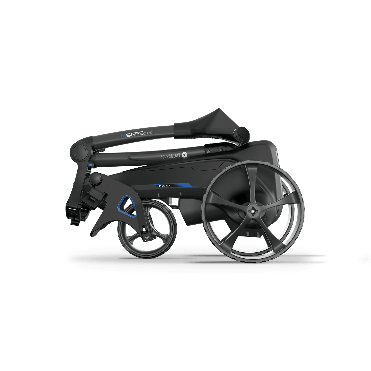 Motocaddy M5 GPS DHC Ultra-Li-Akku eingeklappt