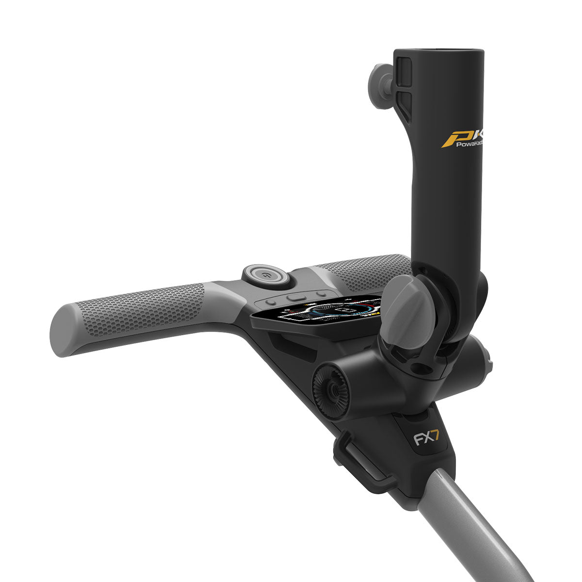 powakaddy-schirmhalter-befestigt