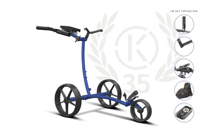 KIFFE K5 – Frozenblue Metallic Jubiläumsedition - Golftrolley